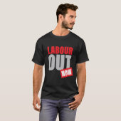 Werk nu uit! t-shirt (Voorkant volledig)