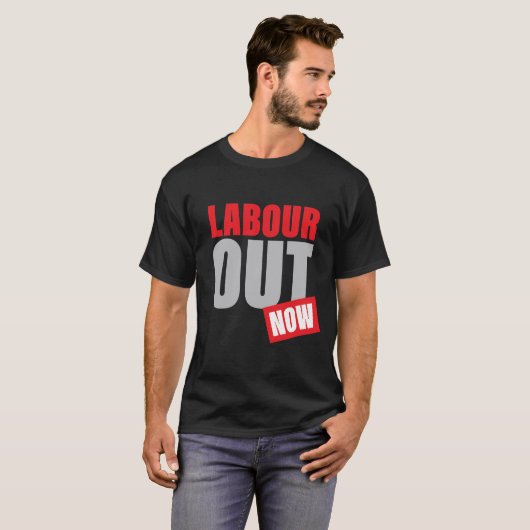 Werk nu uit! t-shirt (Voorkant volledig)