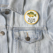 Werk of Vis Ronde Button 5,7 Cm (In situ)