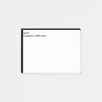 Werk omdat ik het geld nodig heb