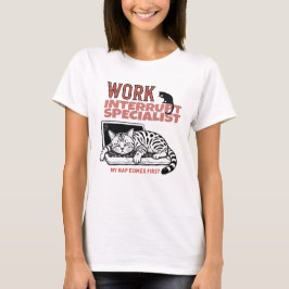 Werk Onderbreking Specialist – Grappige Kantoor Ka T-shirt