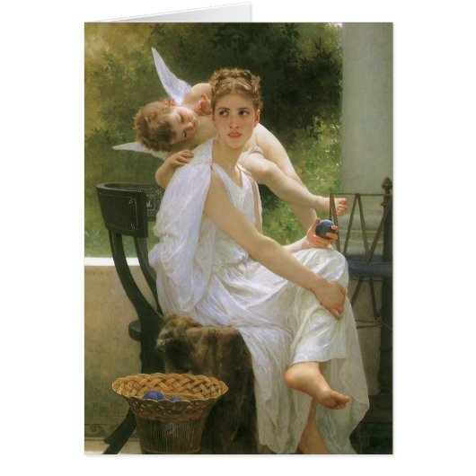 Werk onderbroken door Bouguereau, Angel Portrait (Voorkant)