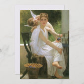 Werk onderbroken door Bouguereau, Angel Portrait (Voorkant / Achterkant)