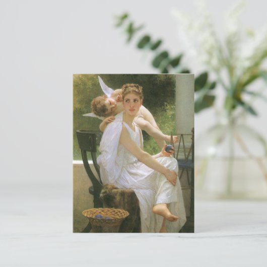 Werk onderbroken door Bouguereau, Angel Portrait Briefkaart (Staand voorkant)
