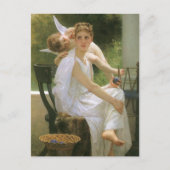 Werk onderbroken door Bouguereau, Angel Portrait Briefkaart (Voorkant)