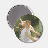 Werk onderbroken door Bouguereau, Angel Portrait Magneet (Voorkant / Achterkant)