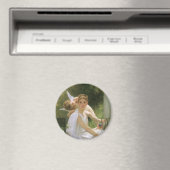 Werk onderbroken door Bouguereau, Angel Portrait Magneet (Insitu (Vaatwasser))