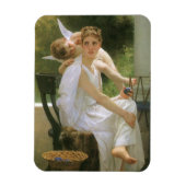Werk onderbroken door Bouguereau, Angel Portrait Magneet (Verticaal)