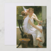 Werk onderbroken door Bouguereau, engel portret (Voorkant / Achterkant)