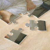 Werk onderbroken door Bouguereau, engel portret Legpuzzel (Zijkant)