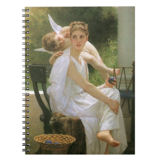 Werk onderbroken door Bouguereau, engel portret Notitieboek (Voorkant)