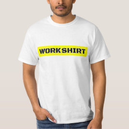 Werk Shirt Attentie Tape 2 Ontwerp T-shirt