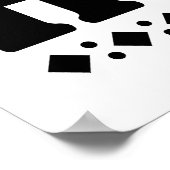 Werk slim, denk positief en wees altijd menselijk poster (Hoek)