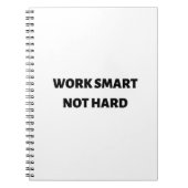 Werk slim en niet hard notitieboek (Voorkant)
