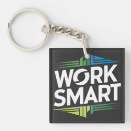 Werk slim sleutelhanger