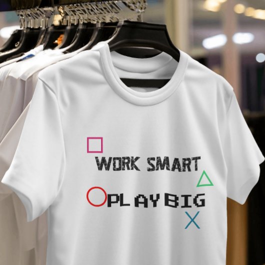 Werk Slim spelen grote retro Gaming offerte T-shirt