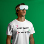Werk Slim spelen grote retro Gaming offerte T-shirt