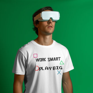 Werk Slim spelen grote retro Gaming offerte T-shirt