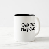 Werk stoppen, Guitar Coffee Mok afspelen (Voorkant rechts)
