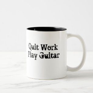Werk stoppen, Guitar Coffee Mok afspelen