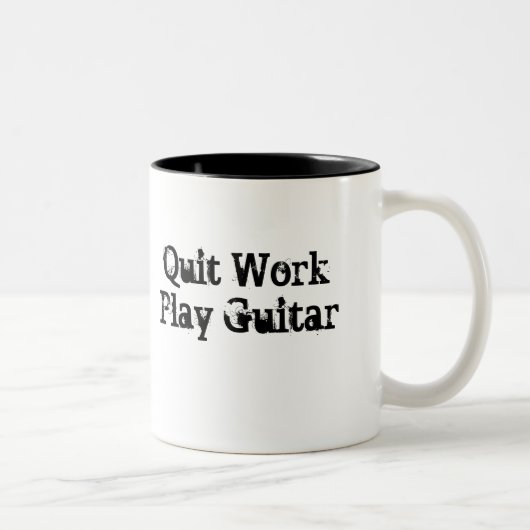 Werk stoppen, Guitar Coffee Mok afspelen (Rechts)