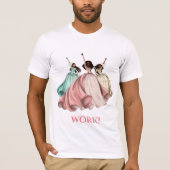WERK! T-shirt mannen (Voorkant)