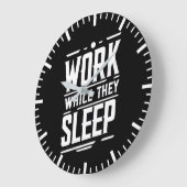 Werk terwijl ze slapen, Succes, Gym, Hustle, Grind Grote Klok (Hoek)