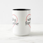 Werk-thuis-beker Mok (Midden)