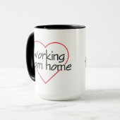 Werk-thuis-beker Mok (Voorkant links)