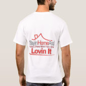 werk thuis shirten t-shirt (Achterkant)