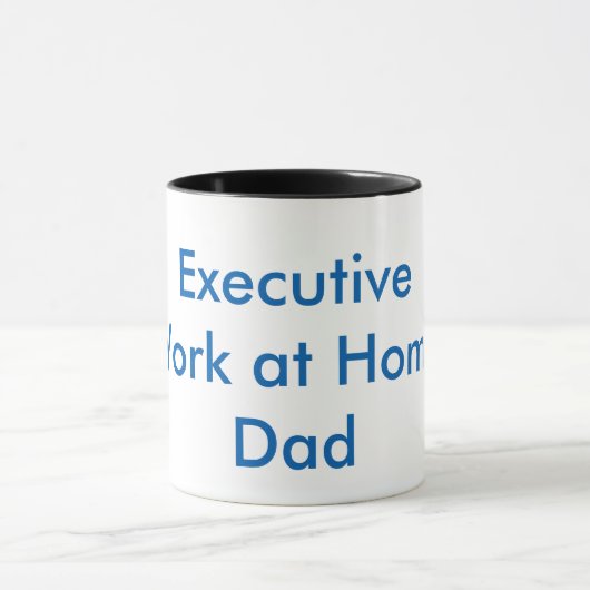 Werk thuis vader mok (Midden)