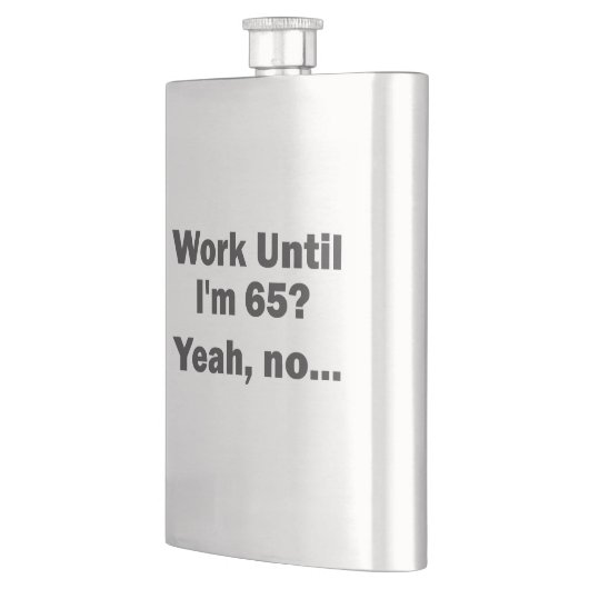 Werk tot ik 65 ben? Ja, nee... Flacon (Links)