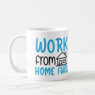 Werk uit de thuisbrandstof koffiemok