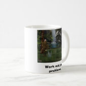 Werk uw problemen uit. koffiemok (Voorkant rechts)