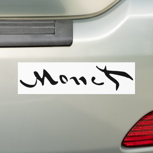 Werk van Art Bumpersticker (Op auto)
