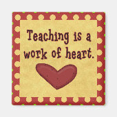 Werk van de hartleraar magneet (Voorkant)