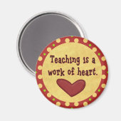 Werk van de hartleraar magneet (Voorkant / Achterkant)