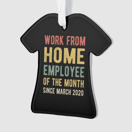 Werk van de thuiswerknemer van maand I Ornament (voorkant)