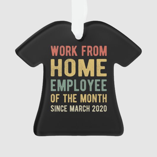 Werk van de thuiswerknemer van maand I Ornament (voorkant)