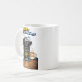 Werk Van Huis Humor Koffiemok (Voorkant links)