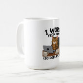 Werk Van Huis Kat Koffiemok (Voorkant links)