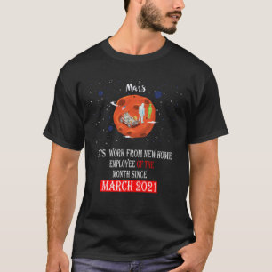 Werk van Mars Rover Medewerker van de maand sinds T-shirt