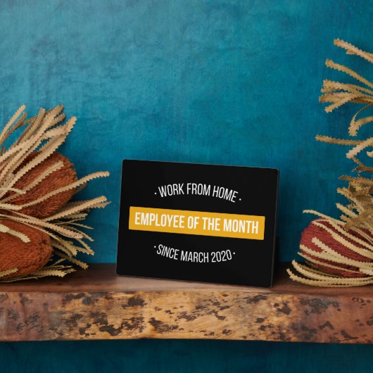 Werk van thuiswerker van maand II Fotoplaat (Zijkant)