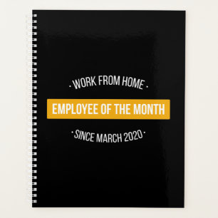 Werk van thuiswerker van maand II Planner