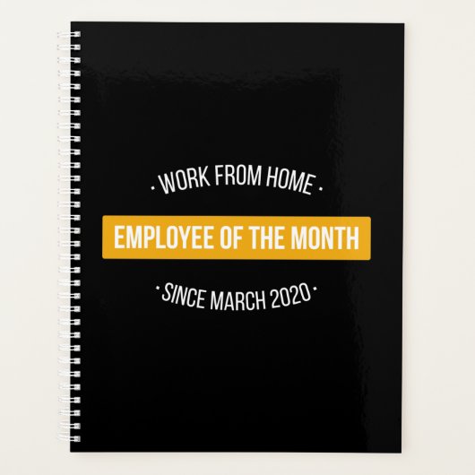 Werk van thuiswerker van maand II Planner (Voorkant)