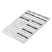 Werk vanuit Home Planner, Business Planner Notitie Notitieblok (Schuin)