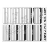 Werk vanuit Home Planner, Business Planner Notitie Notitieblok (Voorkant)