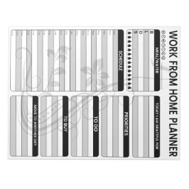 Werk vanuit Home Planner, Business Planner Notitie Notitieblok