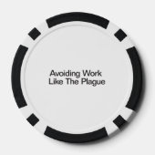 Werk vermijden als de pest pokerchips (Achterkant)