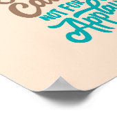 Werk voor een doel poster (Hoek)